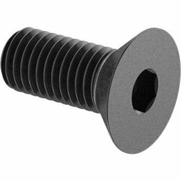 Bsc Preferred Black-Oxide Alloy Steel Hex Drive Flat Head Screw 5/8-11 Thread Size 1-1/2 Long, 5PK 91253A798